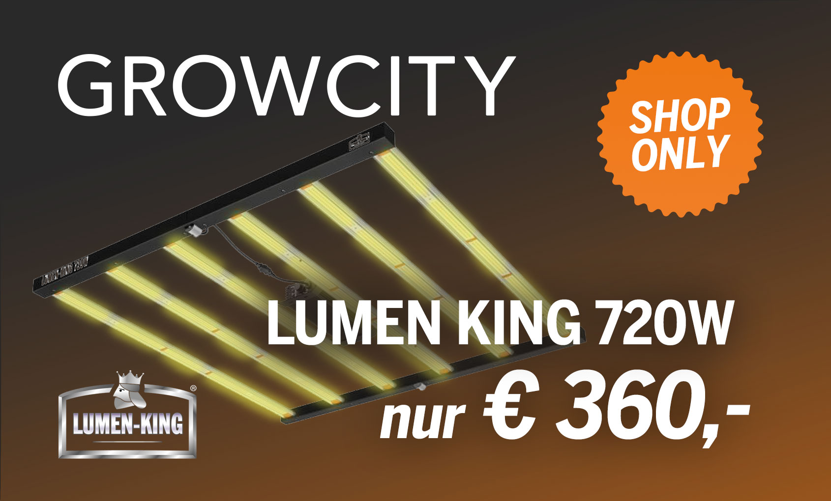 Lumen King 720W Growcity Shop Only